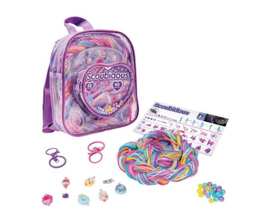 Σετ Κατασκευών Happihobbi Scoubidous Σακίδιο AS Company | Παιχνίδια για Κορίτσια στο MarkCenter