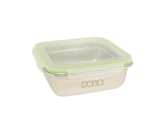 Δοχείο Φαγητού Polo Ανοξείδωτο 1200ml Διάφανο Καπάκι Χωρίς Χρώμα Polo | Παγουράκια - Δοχεία Φαγητού στο MarkCenter
