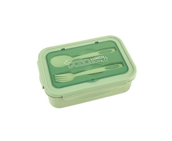 Δοχείο Φαγητού Polo Πλαστικό 1100ml Με Αποσπώμενο Εσωτερικό Διαχωριστικό Turquoise Τιρκουάζ Polo | Παγουράκια - Δοχεία Φαγητού στο MarkCenter