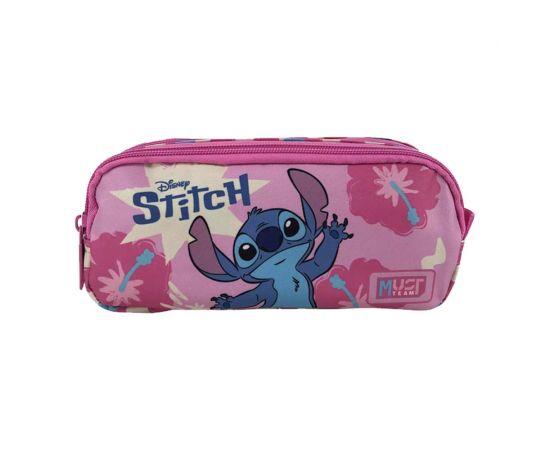 Κασετίνα Must Team Stitch Pink Must Team | Τσάντες - Κασετίνες στο MarkCenter