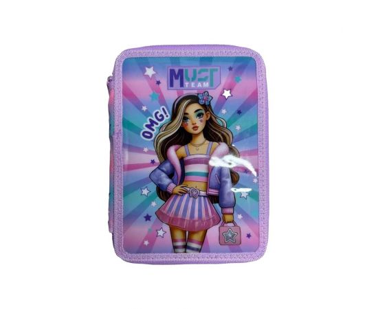 Κασετίνα Must Team Διπλή Γεμάτη Fashion Girl Must Team | Τσάντες - Κασετίνες στο MarkCenter