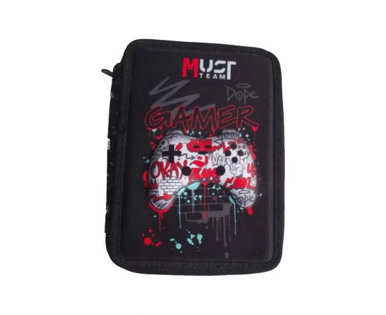 Κασετίνα Must Team Διπλή Γεμάτη Game Pad Must Team | Τσάντες - Κασετίνες στο MarkCenter