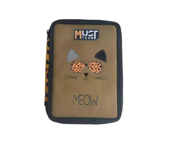 Κασετίνα Must Team Διπλή Γεμάτη Meow Must Team | Τσάντες - Κασετίνες στο MarkCenter
