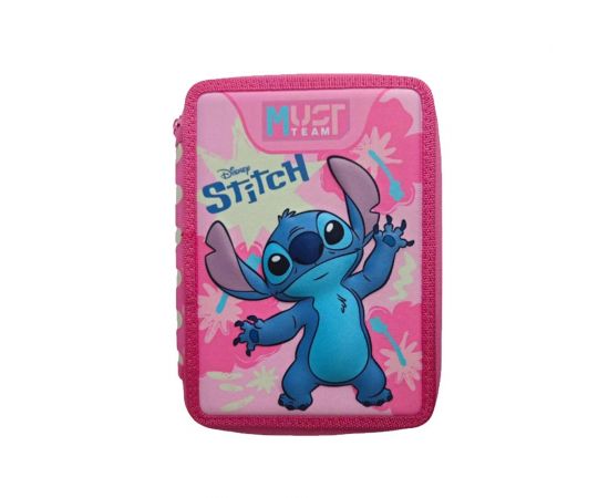 Κασετίνα Must Team Διπλή Γεμάτη Stitch Must Team | Τσάντες - Κασετίνες στο MarkCenter
