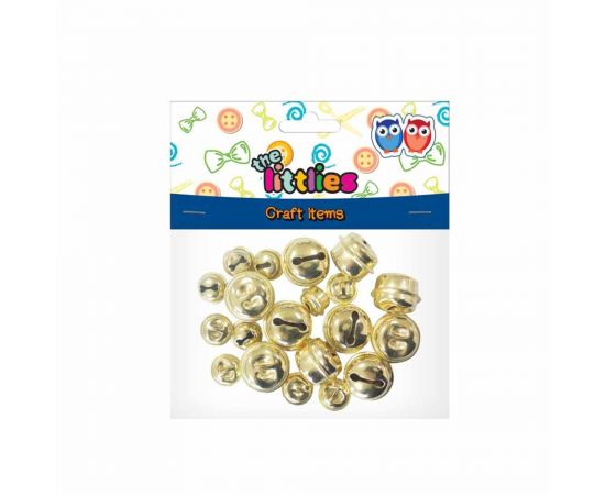 Κουδουνάκια Χειροτεχνίας The Littlies 9x18mm 9x12mm 18τμχ Διακάκης | Είδη Χειροτεχνίας στο MarkCenter