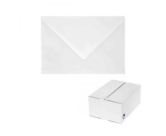 Κουτί Φάκελα Λευκα 12,5x17,6cm Τριγωνικός Με Γόμα 500 τεμάχια OEM | Χαρτικά στο MarkCenter