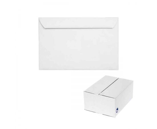 Κουτί Φάκελα Λευκα 13,3x18,3cm Με Αυτοκόλλητο 500 τεμάχια OEM | Χαρτικά στο MarkCenter