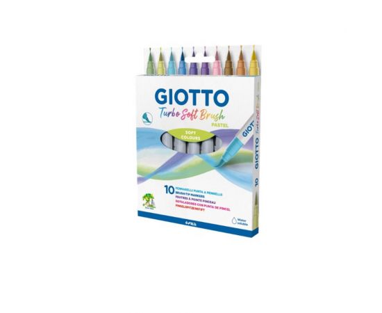 Μαρκαδόροι Πινέλου Giotto Turbo Soft Pastel 10τμχ Διακάκης | Είδη Ζωγραφικής στο MarkCenter