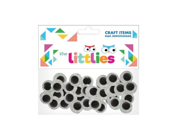Ματάκια The Littlies Μαύρα 14x20mm 6x22mm 28τμχ The Littlies | Είδη Χειροτεχνίας στο MarkCenter