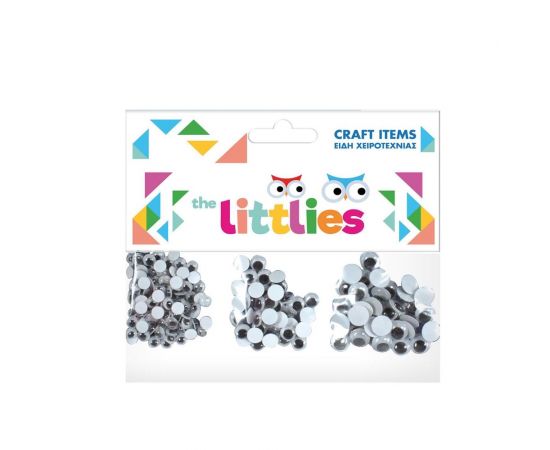 Ματάκια The Littlies Μαύρα 150τμχ 75x6mm 45x8mm 30x10mm The Littlies | Είδη Χειροτεχνίας στο MarkCenter