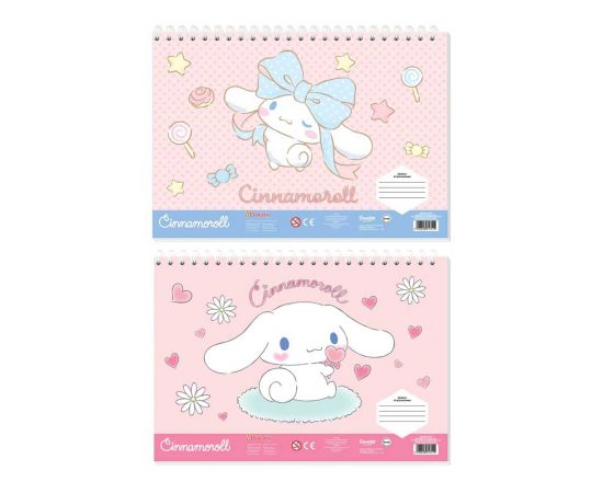 Μπλοκ Ζωγραφικής Cinnamoroll 2 Σχέδια Διακάκης | Είδη Ζωγραφικής στο MarkCenter