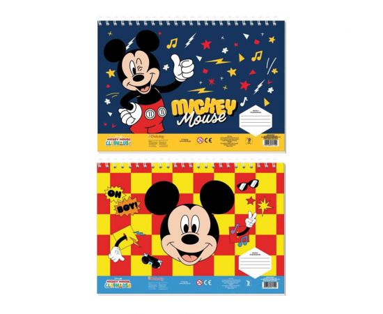 Μπλοκ Ζωγραφικής 23X33 40 Φύλλων Mickey 2 Σχέδια Διακάκης | Είδη Ζωγραφικής στο MarkCenter