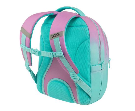 Τσάντα Πλάτης Polo Focus Aqua Pink Gradient Polo | Σχολικές Τσάντες - Κασετίνες στο MarkCenter