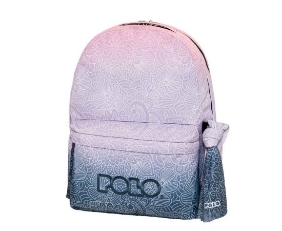 Τσάντα Πλάτης Polo Original Double Scarf Gradient Pink Blue Gradient Polo | Σχολικές Τσάντες - Κασετίνες στο MarkCenter