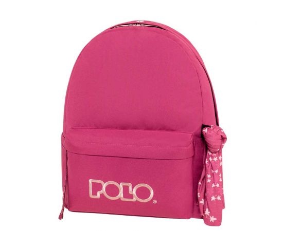 Τσάντα Πλάτης Polo Original Scarf Dark Fuchia Light Pink Σκούρο Φούξια Ανοιχτό Ροζ Polo | Σχολικές Τσάντες - Κασετίνες στο MarkCenter