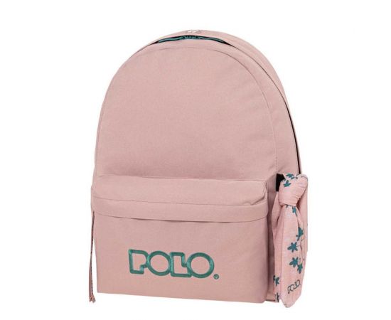 Τσάντα Πλάτης Polo Original Scarf Pink Light Pink Ροζ Ανοιχτό Ροζ Polo | Σχολικές Τσάντες - Κασετίνες στο MarkCenter