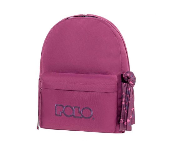 Τσάντα Πλάτης Polo Original Scarf Purple Indigo Μοβ Λουλακί Polo | Σχολικές Τσάντες - Κασετίνες στο MarkCenter