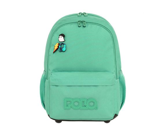 Τσάντα Πλάτης Polo Pins Emerald Σμαράγδι Polo | Σχολικές Τσάντες - Κασετίνες στο MarkCenter