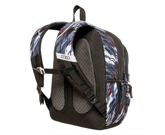 Τσάντα Πλάτης Polo Zippy Blue Lines Polo | Σχολικές Τσάντες - Κασετίνες στο MarkCenter