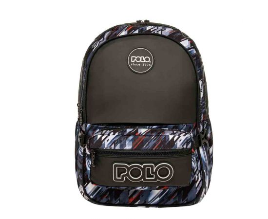 Τσάντα Πλάτης Polo Zippy Blue Lines Polo | Σχολικές Τσάντες - Κασετίνες στο MarkCenter
