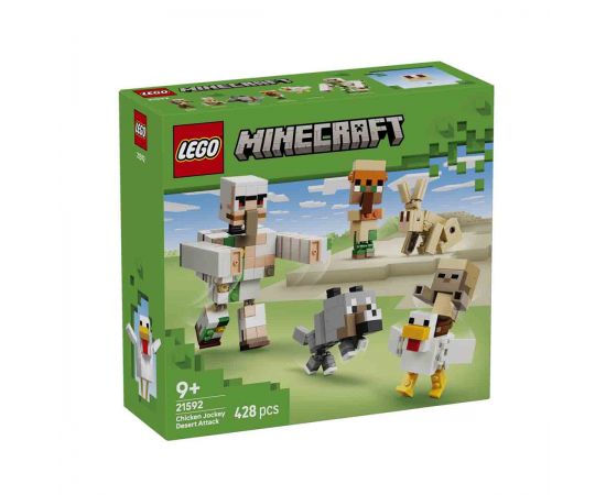 Lego Minecraft chicken jockey desert attack 21592 Lego | Lego στο MarkCenter