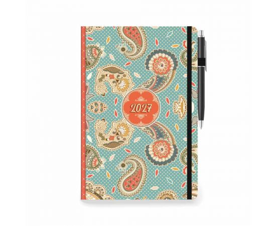 Ημερολόγιο Ημερήσιο motif 14x21 paisley 2027 Εκδόσεις τριπερίνας | Ημερολόγια στο MarkCenter