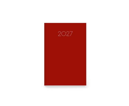 Ημερολόγιο Ημερήσιο simple 10x14 Κόκκινο 2027 Εκδόσεις τριπερίνας | Ημερολόγια στο MarkCenter