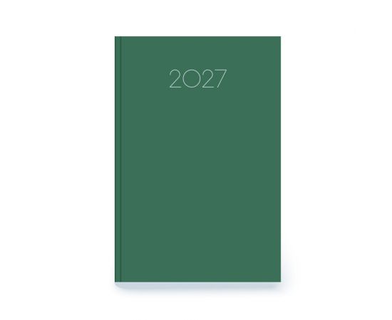 Ημερολόγιο Ημερήσιο simple 17x24 Πράσινο 2027 Εκδόσεις τριπερίνας | Ημερολόγια στο MarkCenter