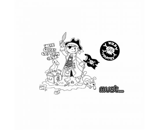 Μπλόκ Ζωγραφικής Must Πειρατής (2 σχέδια) Must Team | Είδη Ζωγραφικής στο MarkCenter