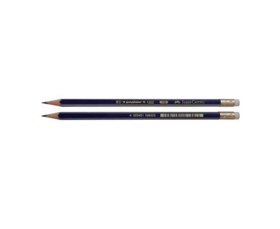 Μολύβι Faber Castell Gold Faber 1222 HB Με Γόμα 116800 Faber castell  | Γραφική Ύλη στο MarkCenter