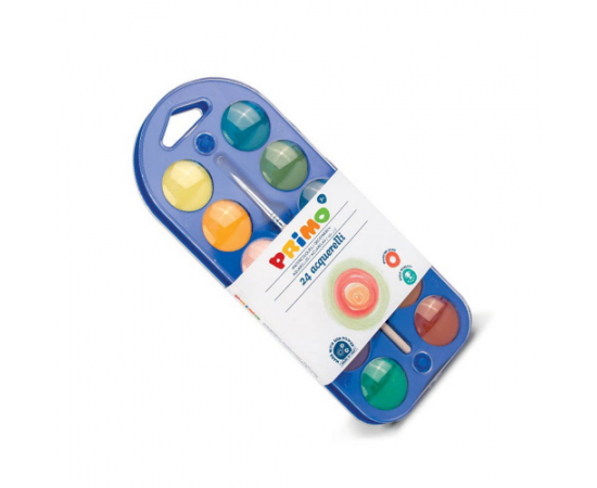 Νερομπογιές Primo 24 χρώματα CMP | Είδη Ζωγραφικής στο MarkCenter