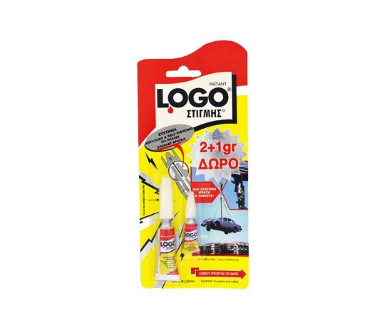 Κόλλα Στιγμής Logo 2gr + 1gr Δώρο Logo | Είδη Χειροτεχνίας στο MarkCenter