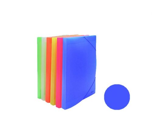 Κουτί Λάστιχο Metron 25Χ35Χ3 διάφανο Μπλέ Metron | Είδη Αρχειοθέτησης στο MarkCenter