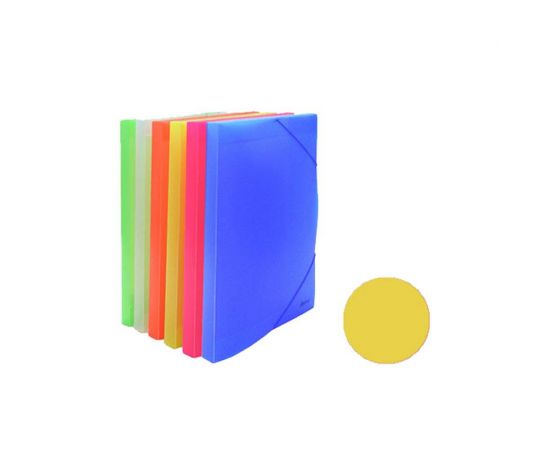 Κουτί Λάστιχο Metron 25Χ35Χ3 Διάφανο Κίτρινο Metron | Είδη Αρχειοθέτησης στο MarkCenter