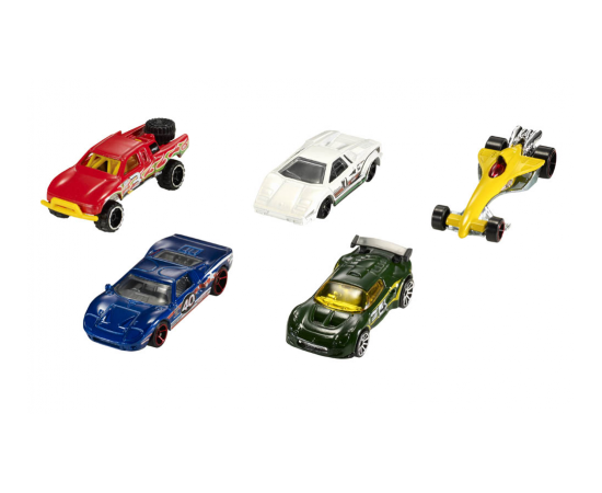 Hot Wheels Αυτοκινητάκια Σετ 5 ΤΜΧ Mattel | Οχήματα στο MarkCenter
