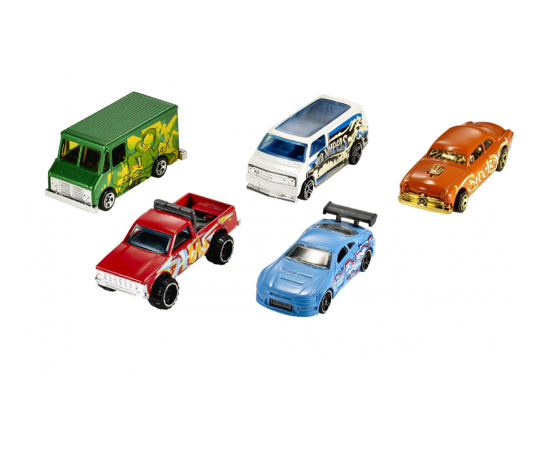 Hot Wheels Αυτοκινητάκια Σετ 5 ΤΜΧ Mattel | Οχήματα στο MarkCenter