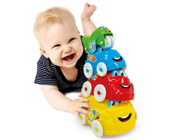 Baby Clementoni Πυραμίδα με οχήματα Clementoni | Παιχνίδια Bebe στο MarkCenter
