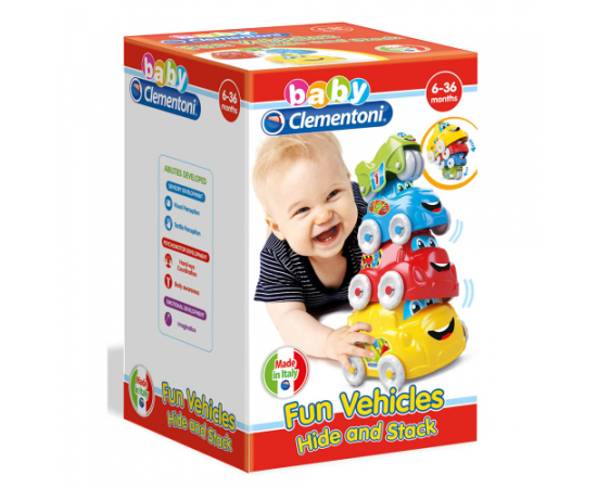 Baby Clementoni Πυραμίδα με οχήματα Clementoni | Παιχνίδια Bebe στο MarkCenter