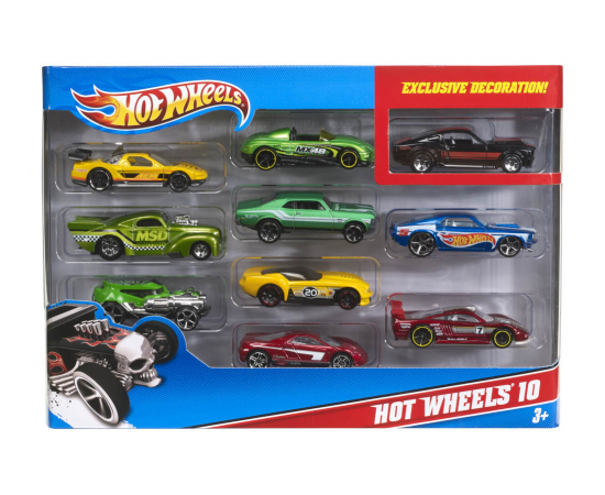Hot Wheels Αυτοκινητάκια Σετ 10 ΤΜΧ Mattel | Οχήματα στο MarkCenter