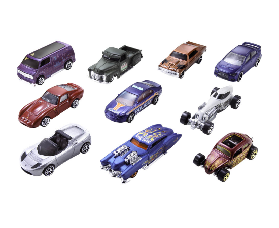 Hot Wheels Αυτοκινητάκια Σετ 10 ΤΜΧ Mattel | Οχήματα στο MarkCenter