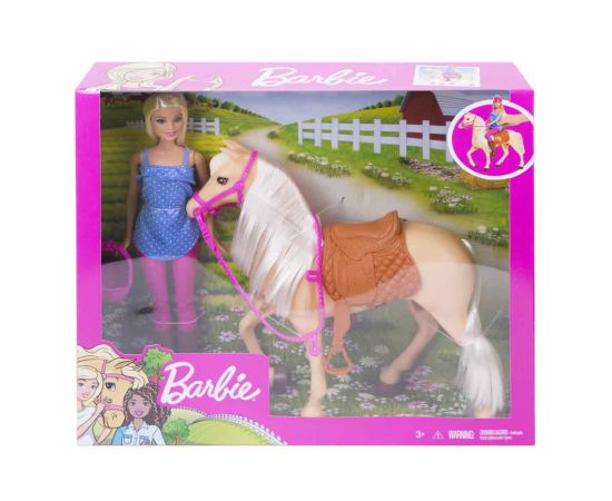 Barbie Και Άλογο FXH13 Mattel | Παιχνίδια για Κορίτσια στο MarkCenter