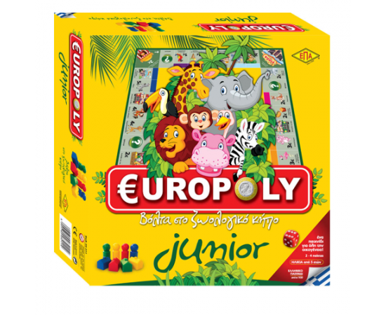 Επιτραπέζιο €uropoly Junior ΕΠΑ | Παιχνίδια για Αγόρια στο MarkCenter