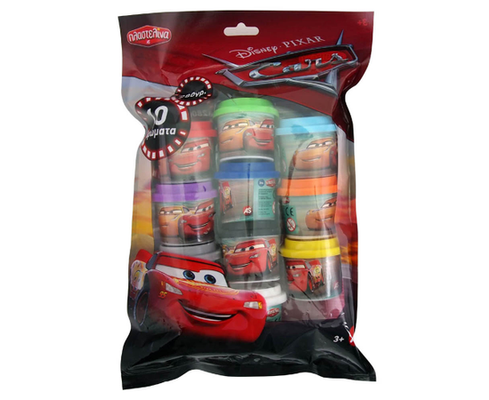 Σακουλάκι Cars με 10 βαζάκια πλαστελίνης AS Company | Παιχνίδια για Αγόρια στο MarkCenter
