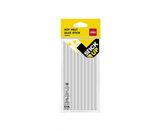 Ράβδοι σιλικόνης Deli Glue Sticks Φ7x150mm 10τμχ Διάφανη Deli | Είδη Χειροτεχνίας στο MarkCenter