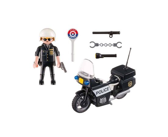 Playmobil  Βαλιτσάκι Αστυνόμος Με Μοτοσικλέτα 5648 Playmobil | Playmobil στο MarkCenter
