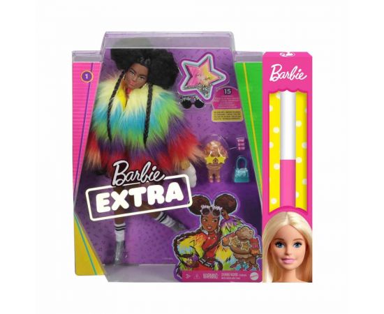 Λαμπάδα Barbie Extra Rainbow Coat | GVR04-0 Mattel | Πασχαλινές λαμπάδες στο MarkCenter