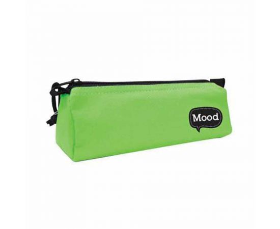 Κασετίνα Βαρελάκι με 1 Θήκη Mood Chrome Πράσινο Φωσφοριζέ | 0580094 Mood | Σχολικές Τσάντες - Κασετίνες στο MarkCenter