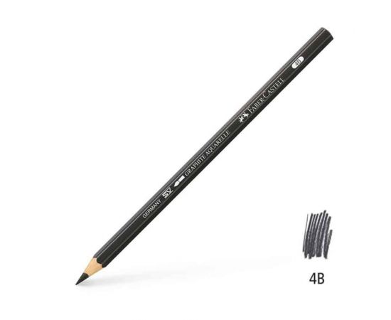 Μολύβι Σχεδίου Faber Castell Graphite Aquarelle 4B 117804 Faber castell  | Γραφική Ύλη στο MarkCenter