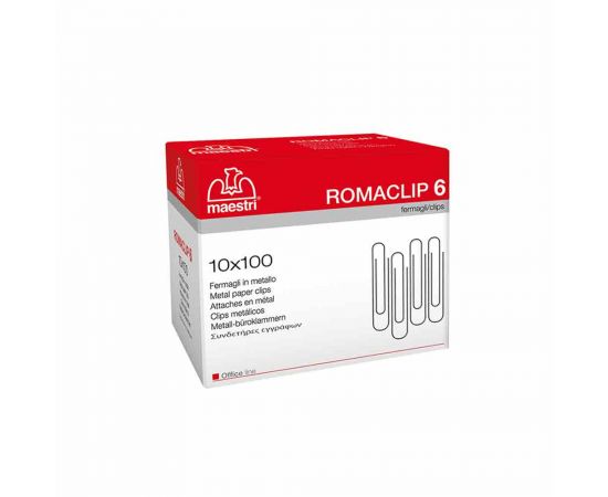 Συνδετήρες ROMA ΝΟ.6 100τεμ ROMA | Προμήθεια Γραφείου στο MarkCenter