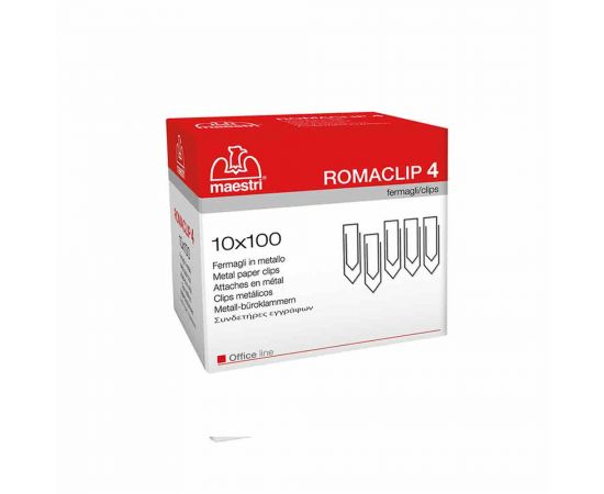 Συνδετήρες ROMA ΝΟ.4 100τεμ ROMA | Προμήθεια Γραφείου στο MarkCenter